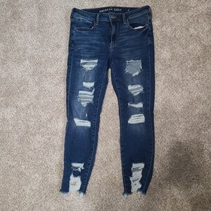 American Eagle Distress Jean's